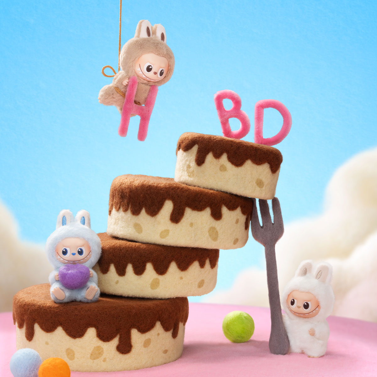 PIN FOR LOVE SERIES - Vinyl Plush Pendant blind box (A-Z)